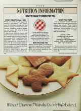 Better Homes & Gardens December 1988 Magazine Article: NUTRITION INFORMATION