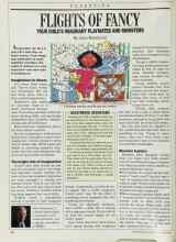 Better Homes & Gardens January 1989 Magazine Article: FLIGHTS OF FANCY