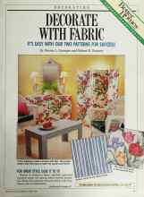 Better Homes & Gardens January 1989 Magazine Article: DECORATE WITH FABRIC