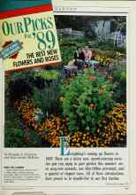 Better Homes & Gardens January 1989 Magazine Article: OUR PICKS FOR '89