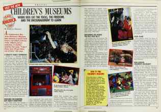 Better Homes & Gardens January 1989 Magazine Article: VISIT THE NEW CHILDREN'S MUSEUMS