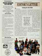 Better Homes & Gardens February 1989 Magazine Article: Caring for Our Kids