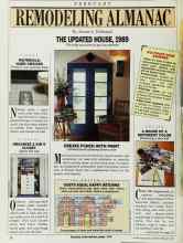 Better Homes & Gardens February 1989 Magazine Article: THE UPDATED HOUSE, 1989
