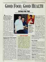 Better Homes & Gardens February 1989 Magazine Article: EATING FOR TWO