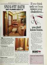 Better Homes & Gardens February 1989 Magazine Article: SNUG-FIT BATH