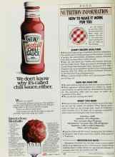 Better Homes & Gardens February 1989 Magazine Article: NUTRITION INFORMATION