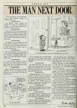 Better Homes & Gardens February 1989 Magazine Article: THE MAN NEXT DOOR