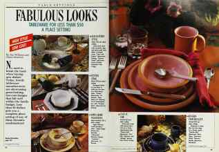 Better Homes & Gardens February 1989 Magazine Article: FABULOUS LOOKS