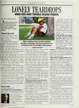 Better Homes & Gardens March 1989 Magazine Article: LONELY TEARDROPS