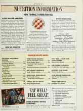 Better Homes & Gardens March 1989 Magazine Article: NUTRITION INFORMATION