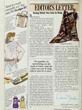 Better Homes & Gardens April 1989 Magazine Article: Doing What You Can to Help