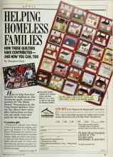 Better Homes & Gardens April 1989 Magazine Article: HELPING HOMELESS FAMILIES