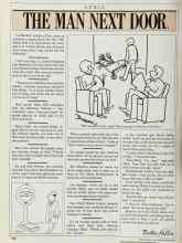 Better Homes & Gardens April 1989 Magazine Article: THE MAN NEXT DOOR