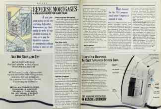 Better Homes & Gardens April 1989 Magazine Article: REVERSE MORTGAGES