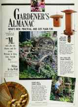 Better Homes & Gardens May 1989 Magazine Article: BED AND BREAKFAST FOR BIRDS