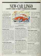 Better Homes & Gardens May 1989 Magazine Article: NEW-CAR LINGO