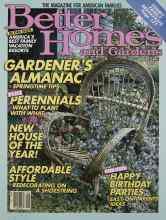 Better Homes & Gardens May 1989 Magazine Cover