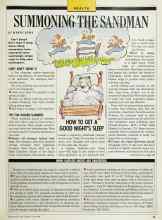 Better Homes & Gardens June 1989 Magazine Article: SUMMONING THE SANDMAN