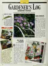 Better Homes & Gardens June 1989 Magazine Article: TEST GARDEN TIP