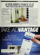 Better Homes & Gardens June 1989 Magazine Article: SUPER-SIMPLE PORCH SEAT