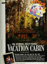 Better Homes & Gardens June 1989 Magazine Article: VACATION CABIN