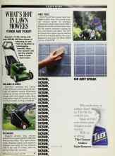 Better Homes & Gardens June 1989 Magazine Article: WHAT'S HOT IN LAWN MOWERS