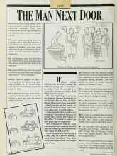 Better Homes & Gardens June 1989 Magazine Article: THE MAN NEXT DOOR