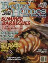 Better Homes & Gardens June 1989 Magazine Cover