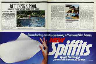 Better Homes & Gardens June 1989 Magazine Article: BUILDING A POOL
