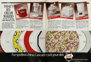 Better Homes & Gardens June 1989 Magazine Article: TODAY'S ICE-CREAM MAKERS