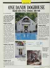 Better Homes & Gardens July 1989 Magazine Article: ONE DANDY DOGHOUSE