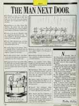 Better Homes & Gardens July 1989 Magazine Article: THE MAN NEXT DOOR