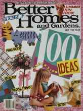 Better Homes & Gardens July 1989 Magazine Cover