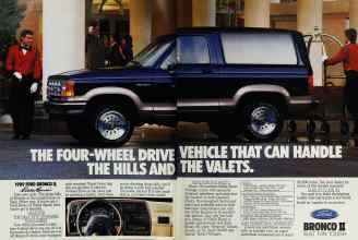 Better Homes & Gardens July 1989 Magazine Article: FORD BRONCO II