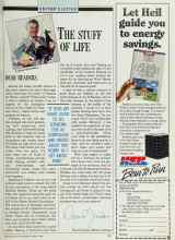 Better Homes & Gardens August 1989 Magazine Article: THE STUFF OF LIFE
