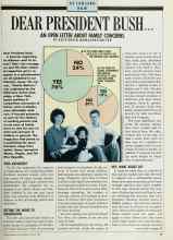 Better Homes & Gardens August 1989 Magazine Article: DEAR PRESIDENT BUSH ...