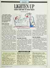 Better Homes & Gardens August 1989 Magazine Article: LIGHTEN UP