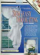 Better Homes & Gardens August 1989 Magazine Article: SEW-EASY DECORATING
