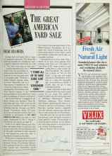 Better Homes & Gardens September 1989 Magazine Article: THE GREAT AMERICAN YARD SALE
