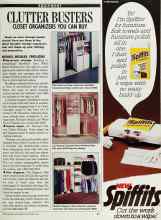 Better Homes & Gardens September 1989 Magazine Article: CLUTTER BUSTERS