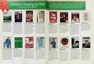 Better Homes & Gardens September 1989 Magazine Article: Christmas Shopping by Mail is a luxury you can afford