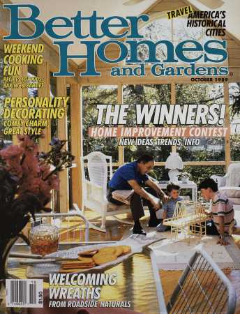 Better Homes & Gardens October 1989 Magazine Cover