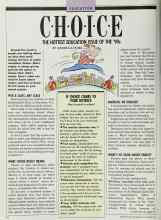 Better Homes & Gardens October 1989 Magazine Article: CHOICE