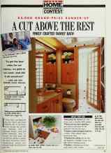 Better Homes & Gardens October 1989 Magazine Article: $5,000 GRAND-PRIZE RUNNER-UP