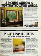 Better Homes & Gardens October 1989 Magazine Article: PLAYFUL PAINTED PIECES