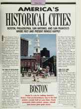 Better Homes & Gardens October 1989 Magazine Article: AMERICA'S HISTORICAL CITIES