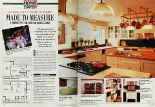 Better Homes & Gardens October 1989 Magazine Article: $1,000 FIRST-PRIZE KITCHEN