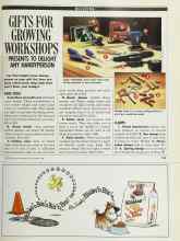Better Homes & Gardens November 1989 Magazine Article: GIFTS FOR GROWING WORKSHOPS PRESENTS TO DELIGHT ANY HANDYPERSON