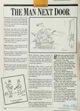 Better Homes & Gardens November 1989 Magazine Article: THE MAN NEXT DOOR