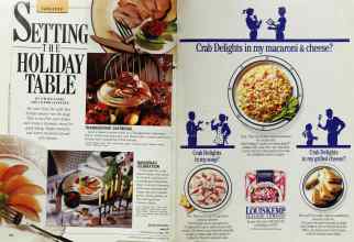 Better Homes & Gardens November 1989 Magazine Article: Page 192